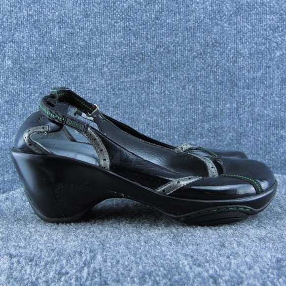 J-41 Sevilla‎ Women Clog Shoes Black Synthetic Slip On Size 6.5 Medium - Picture 5 of 10